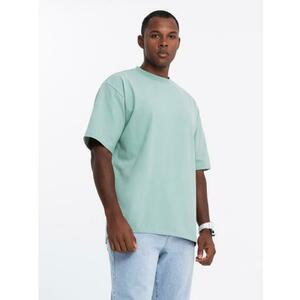 Férfi LOOSE FIT póló zsebbel - bézs V1 OM-TSCT-0171 kép