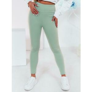 Női magas derekú leggings SOFLEGG világoszöld kép