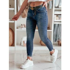 Női skinny farmer nadrág övvel SKINNYJUP kék kép