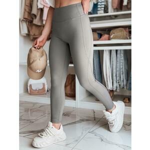 Női sportleggings FITTATO sötétszürke kép