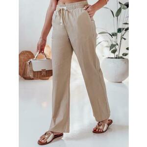 Női széles szárú szabadidős nadrág BOHO DAY khaki kép