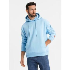 Unisex pulóver kapucnival és zsebekkel - kék V8 OU-SNBC-0105 kép