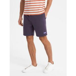 Unisex rövid nadrág húzózsinórral a derékrészen - lila V13 OU-SRBC-0101 kép