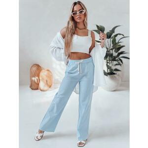 Női széles szárú szabadidő nadrág BOHO DAY világoskék kép