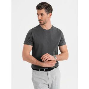 Klasszikus BASIC férfi pamut póló - grafit V15 OM-TSBS-0236 kép