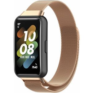 4wrist 4wrist Milánói szíj, mágneses csattal Huawei Watch Band 7 -hez - Rose Gold kép