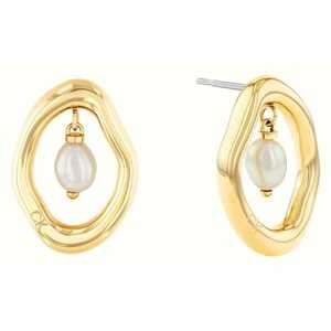 Calvin Klein Calvin Klein Gyengéd aranyozott fülbevaló Edgy Pearls 35000562 kép