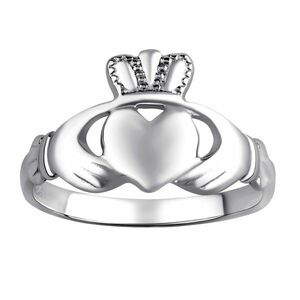 Silvego Silvego Női teljes ezüst gyűrű Claddagh ZTR96391 58 mm kép