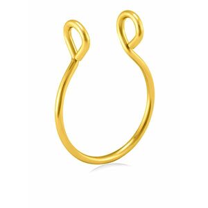 Troli Troli Aranyozott acél orrkarika (septum) VSE6016G-PET kép