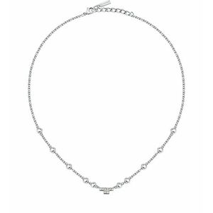 Trussardi Trussardi Bájos acél nyaklánc kristállyal T-Logo TJAXC04 kép