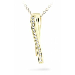 Cutie Jewellery Cutie Jewellery Csillogó sárga arany medál cirkónium kövekkel Z6301-2880-40-10-X-1 kép