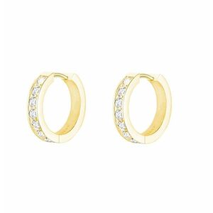 Rosefield Rosefield Bájos aranyozott karika fülbevaló Essentials JECHG-J571 kép