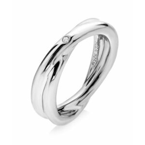 Hot Diamonds Hot Diamonds Minimalista ezüst gyűrű valódi gyémánttal Aura DR291 58 mm kép