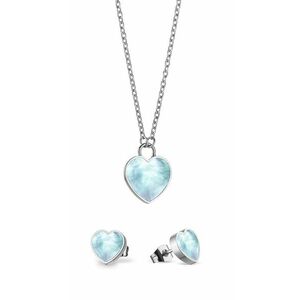 Bering Bering Romantikus acél ékszerkészlet Arctic Symphony 431-715-Silver (nyaklánc, fülbevaló) kép