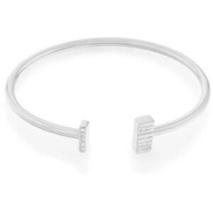 Calvin Klein Calvin Klein Divatos acél tömör karkötő kristályokkal 35000367 kép