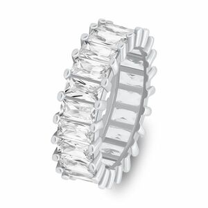 Brilio Silver Brilio Silver Csillogó ezüst gyűrű átlátszó cirkónium kövekkel RI087W 54 mm kép