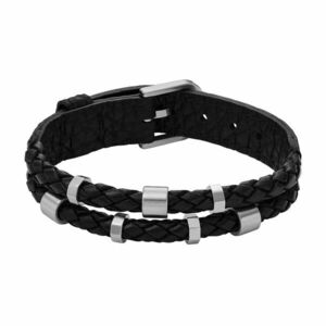 Fossil Fossil Elegáns bőr karkötő Essentials JF04473040 kép