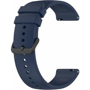 4wrist 4wrist Curea de silicon universală cu cataramă neagră 22 mm - Dark Blue kép