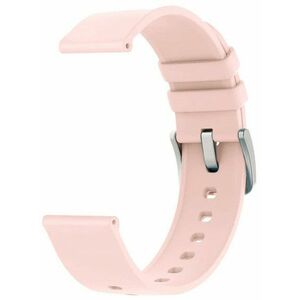 4wrist 4wrist Univerzális szilikon szíj ezüst csattal 22 mm - Pink kép
