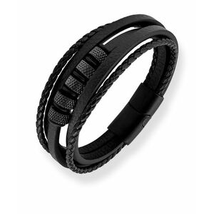 Troli Troli Stílusos bőr karkötő Leather VABOB002 kép