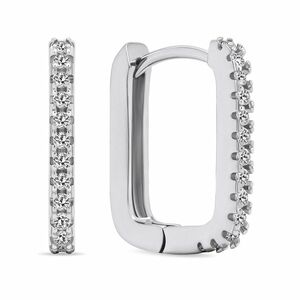 Brilio Silver Brilio Silver Modern ezüst fülbevaló cirkónium kővel EA637W kép