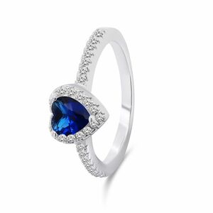 Brilio Silver Brilio Silver Romantikus ezüst gyűrű Szív RI047W 60 mm kép