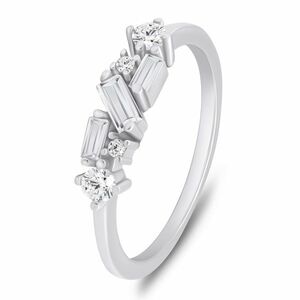 Brilio Silver Brilio Silver Bájos ezüst gyűrű cirkónium kövekkel RI071W 54 mm kép