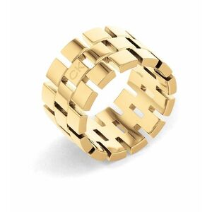 Calvin Klein Calvin Klein Luxus aranyozott gyűrű Geometric 35000325 54 mm kép