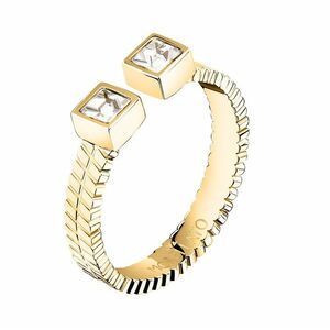Morellato Morellato Nyitott aranyozott gyűrű kristályokkal Gioia SAVY4001 58 mm kép