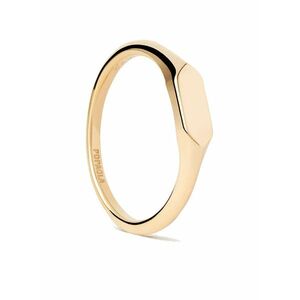 PDPAOLA PDPAOLA Minimalista aranyozott gyűrű Hexagon Mini AN01-C47 50 mm kép