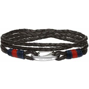 Tommy Hilfiger Tommy Hilfiger Fekete bőr karkötő TH2700534 kép