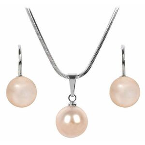 Levien Levien Nyaklánc és fülbevaló szett Pearl Peach kép