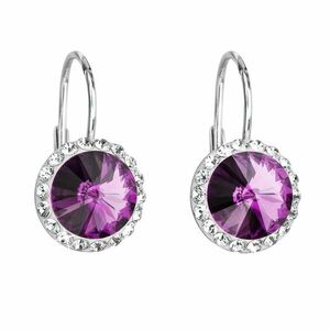 Evolution Group - Pavona Evolution Group - Pavona Ezüst lógó fülbevaló kristályokkal Preciosa 31216.3 amethyst kép