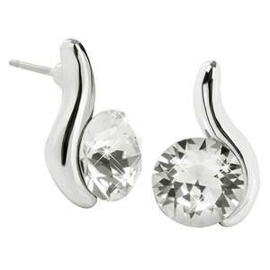 Levien Levien Elegáns fülbevaló Chaton Wave Crystal kép