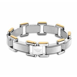 Police Police Jellegzetes acél bicolor karkötő Hinged PEAGB2211654 kép