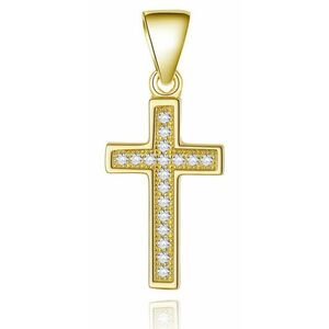 Beneto Beneto Aranyozott ezüst medál Kereszt AGH589-GOLD kép