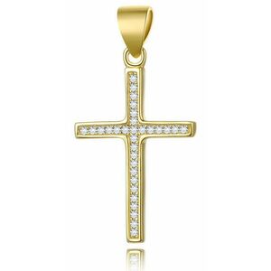 Beneto Beneto Aranyozott ezüst medál Kereszt AGH592-GOLD kép