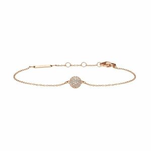 Daniel Wellington Daniel Wellington Stílusos bronz karkötő csillogó golyóval Pavé DW00400626 kép