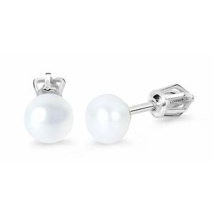 Cutie Jewellery Cutie Jewellery Elegáns fehérarany fülbevaló gyönggyel Z8002-30-C4-X-2 kép