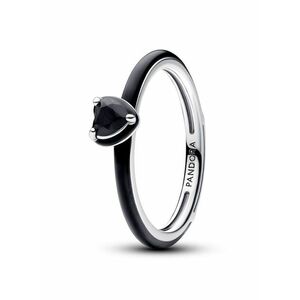 Pandora Pandora Eredeti fekete ezüst gyűrű ME 193088C01 58 mm kép