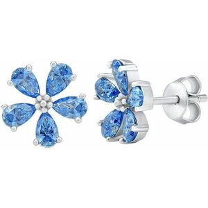 Silvego Silvego Ezüst fülbevaló Swarovski kristályokkal ALEXANDRIA MW13891A kép