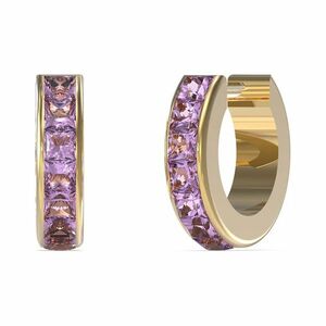 Guess Guess Időtlen aranyozott fülbevaló kristállyal Huggie Me JUBE03134JWYGLAT/U kép