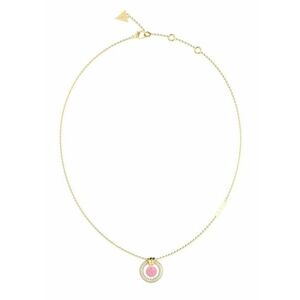 Guess Guess Divatos aranyozott nyaklánc cirkónium kövekkel Knot You JUBN04052JWYGPKT/U kép