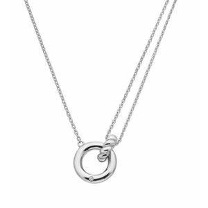 Hot Diamonds Hot Diamonds Ezüst nyaklánc gyémánttal Összekapcsolt körökkel Willow DN210 kép