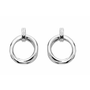Hot Diamonds Hot Diamonds Ezüst lógó fülbevaló gyémántokkal Aura DE824 kép