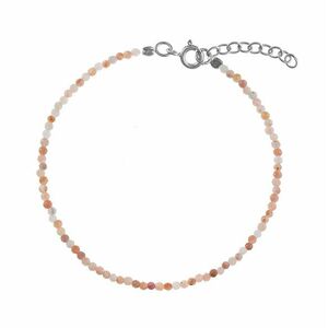 AGAIN Jewelry AGAIN Jewelry Gyöngy karkötő narancssárga holdkőből AJKNR002 kép
