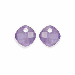 Sparkling Jewels Sparkling Jewels Ametisztből készült medálok fülbevalókhoz EAGEM05-CC kép