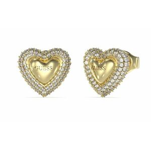 Guess Guess Romantikus aranyozott fülbevaló Szívek Beloved JUBE05020JWYGT/U kép