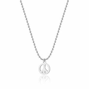 S'Agapõ S'Agapõ Eredeti acél nyaklánc Peace Smile SSM002 kép