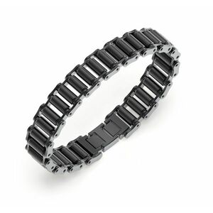 Guess Guess Fekete acél karkötő férfiaknak Race JUMB04411JWGMT/U kép